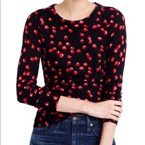 Jcrew 🍒 cherry sweater